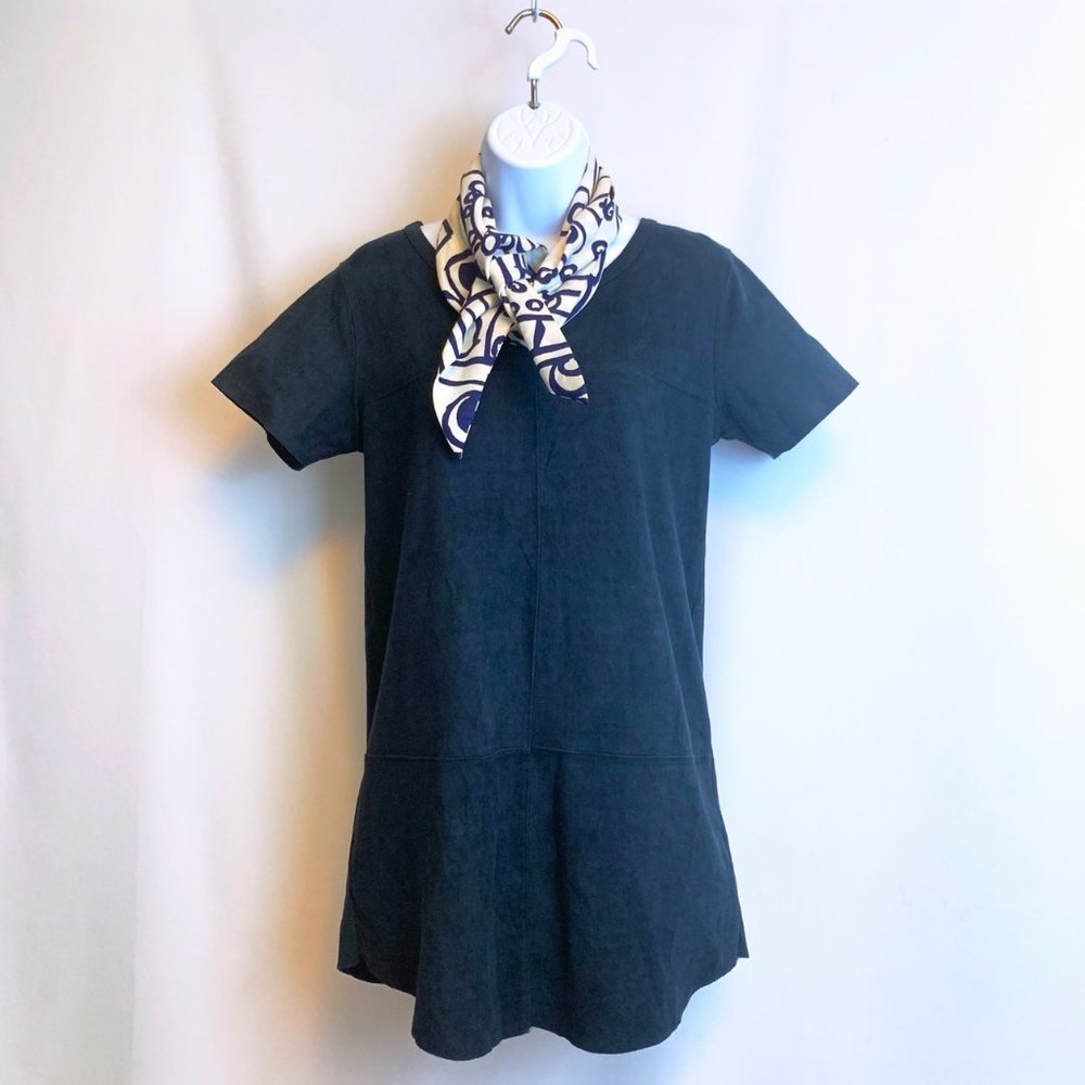 Minkpink Suede-Like Short Mod Mini Dress